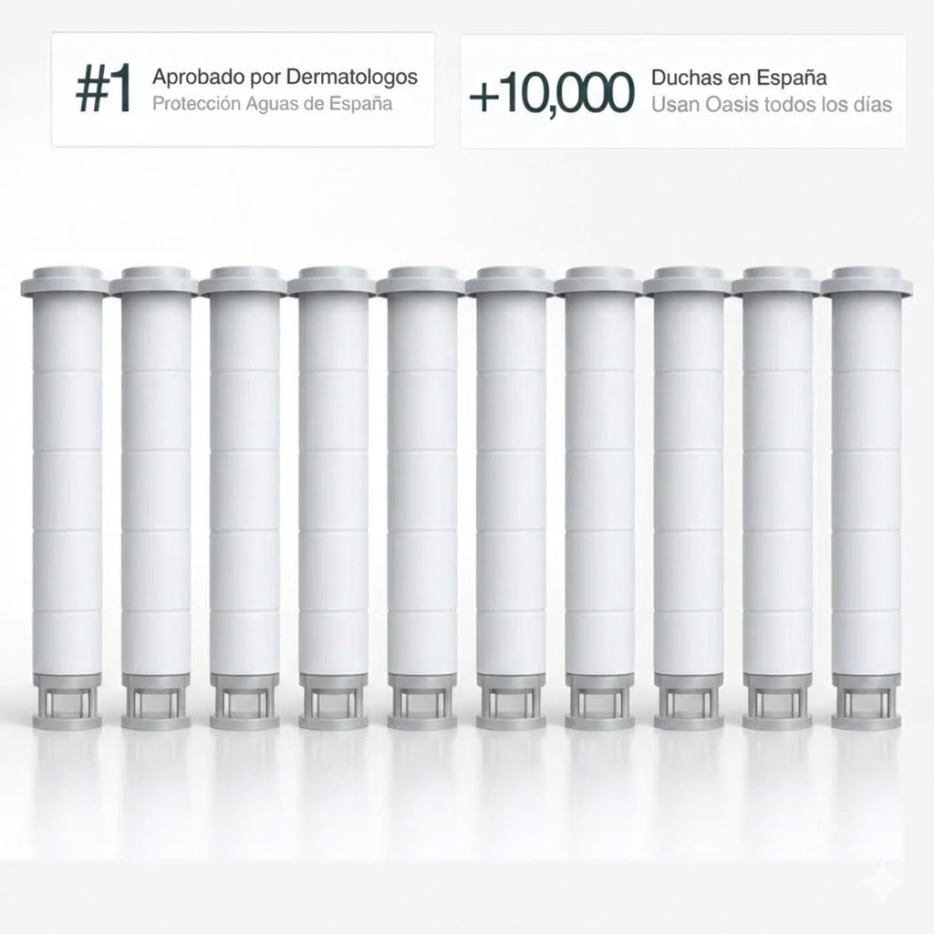 Pack 10 Filtros de ducha AquaSense™