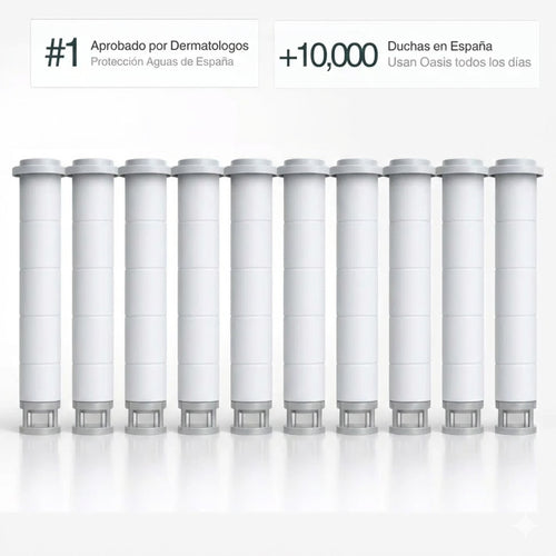 Pack 10 Filtros de ducha AquaSense™